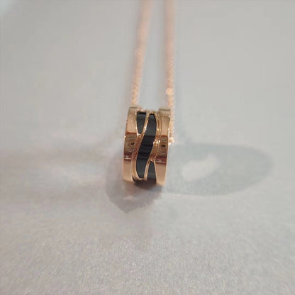 [Clover Jewels]ZERO 1 NECKLACE PINK GOLD