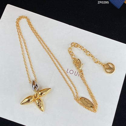 [Clover Jewels]LOUISETTE PEDANT GOLD NECKLACE