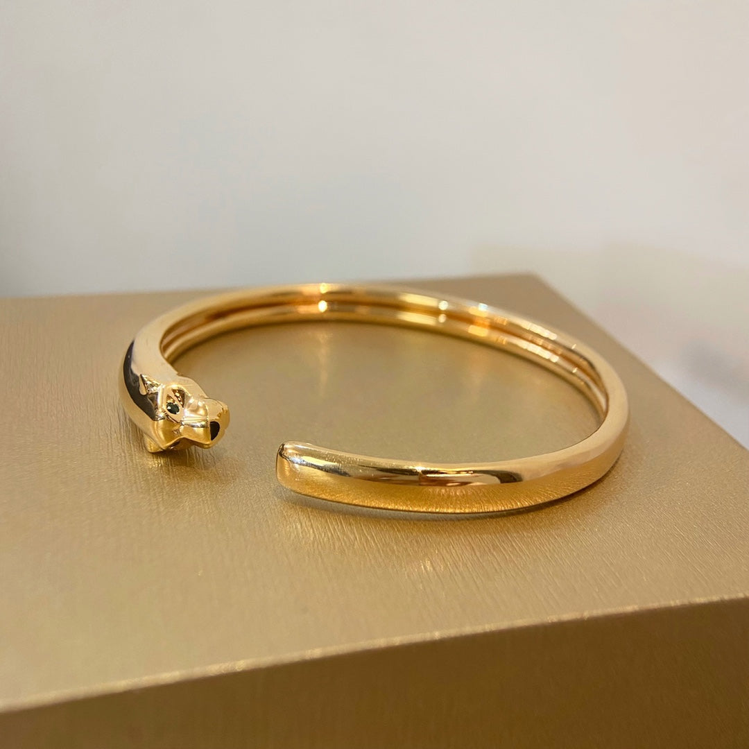 [Clover Jewels]PANTHERE GOLD OPEN BRACELET