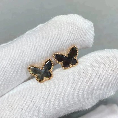 [Clover Jewels]BUTTERFLY DARK MOP  EARRINGS