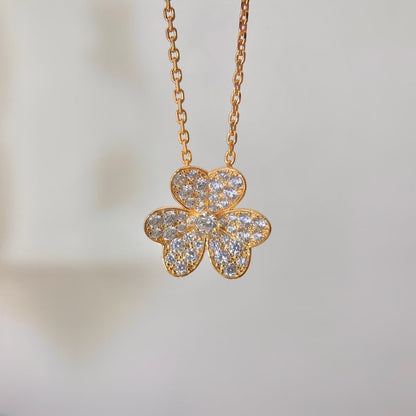 [Clover Jewels]FLOWER DIAMOND NECKLACE