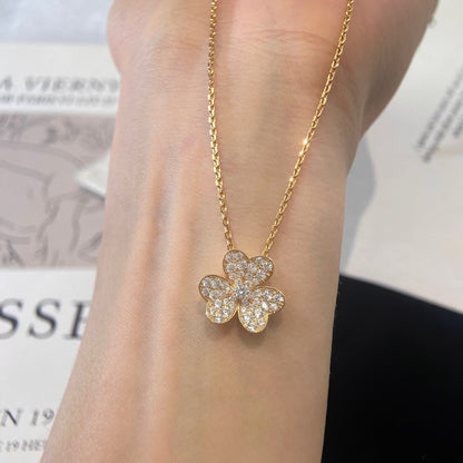 [Clover Jewels]FLOWER DIAMOND NECKLACE