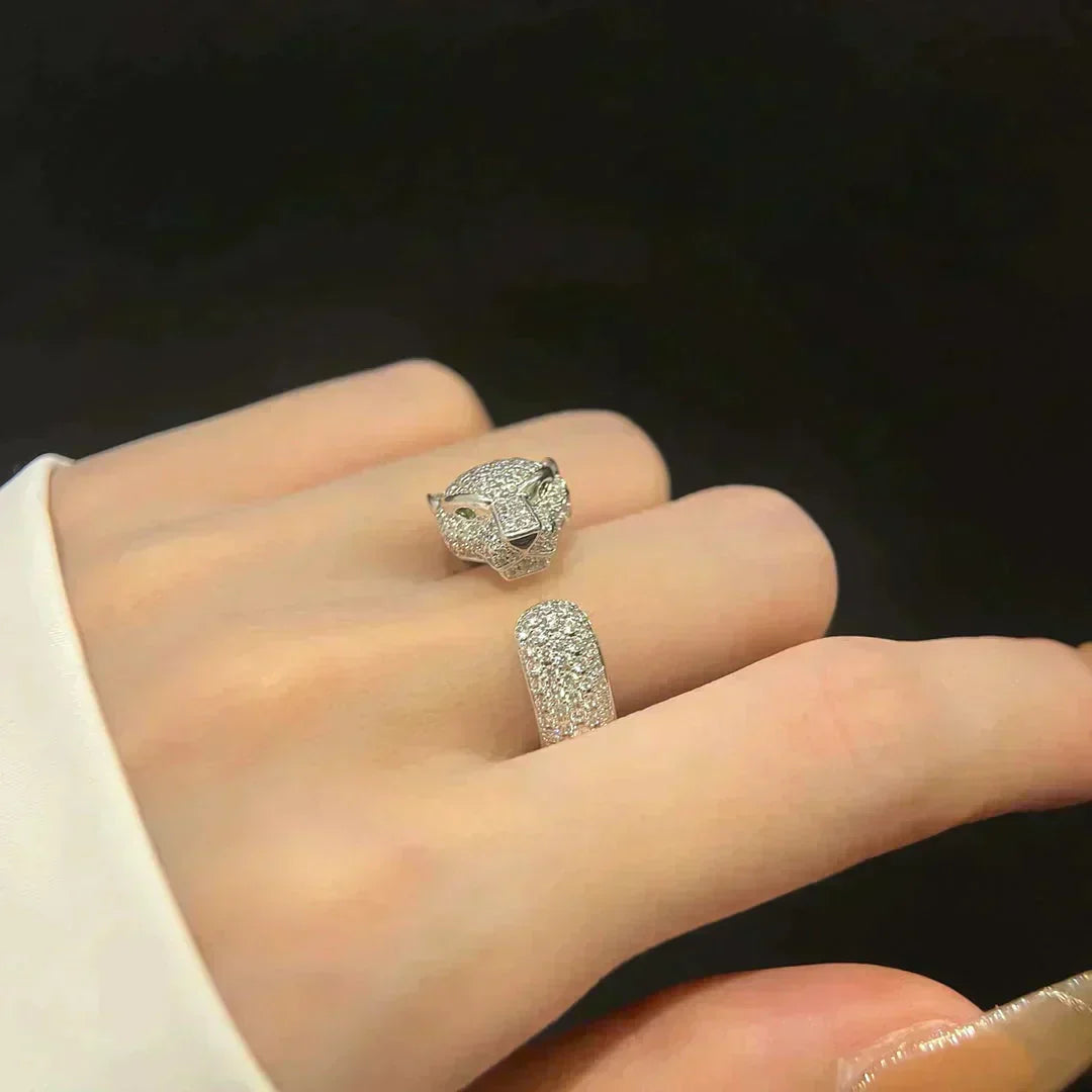 [Clover Jewels]PANTHERE 5.5MM ALL DIAMOND RING