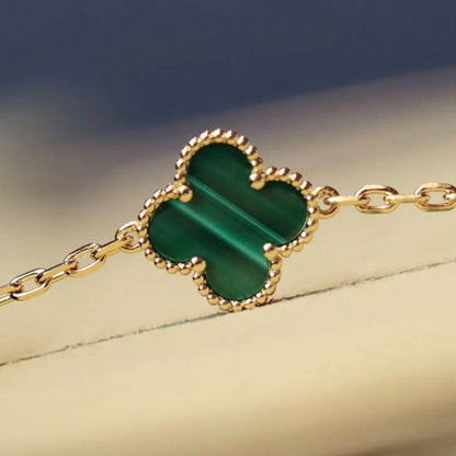 [Clover Jewels]CLOVER 20 MOTIFS MALACHITE GOLD