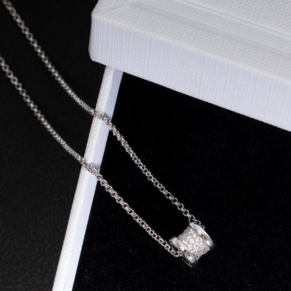 [Clover Jewels]ZERO 1 SILVER DIAMOND NECKLACE