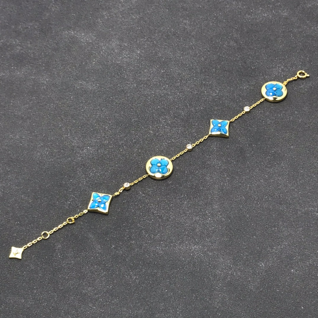 [Clover Jewels]STAR AND SUN TURQUOISE 4 MOTIFS 3 DIAMONDS