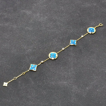 [Clover Jewels]STAR AND SUN TURQUOISE 4 MOTIFS 3 DIAMONDS