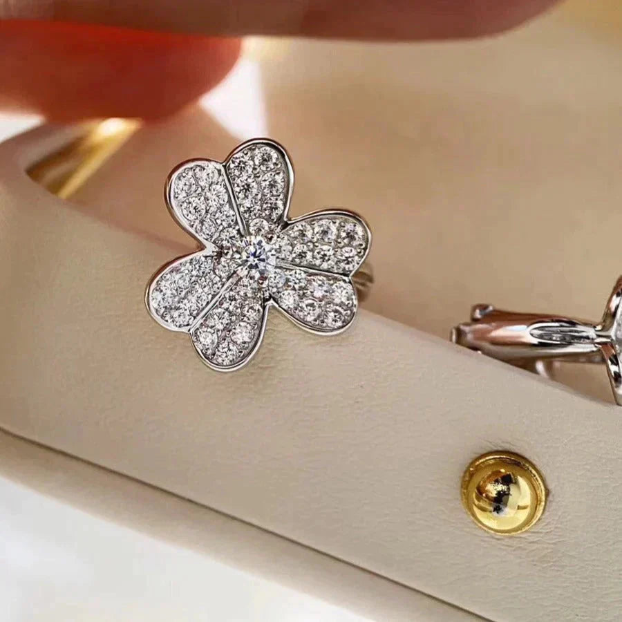 [Clover Jewels]CLOVER COMOS DIAMOND EARRINGS SILVER