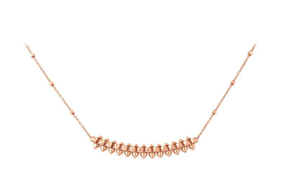 [Clover Jewels]CLASH PINK GOLD NECKLACE