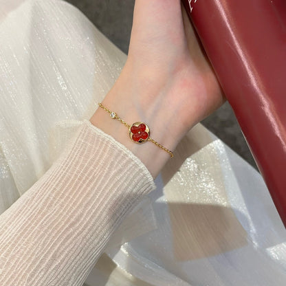 [Clover Jewels]SUN PEDANT CARNELIAN BRACELET