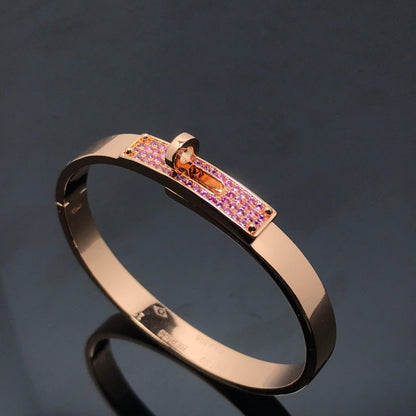 [Clover Jewels]KELLY BRACELET PINK DIAMOND