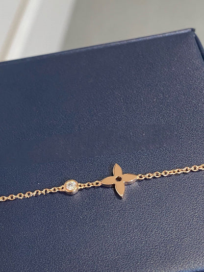 [Clover Jewels]STAR DIAMOND PINK GOLD BRACELET