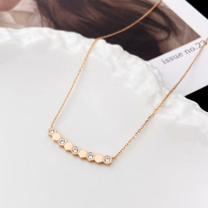 [Clover Jewels]BEE MY LOVE DIAMOND NECKLACE