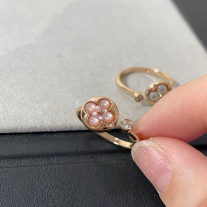 [Clover Jewels]SUN 1 DIAMOND PINK MOP RING