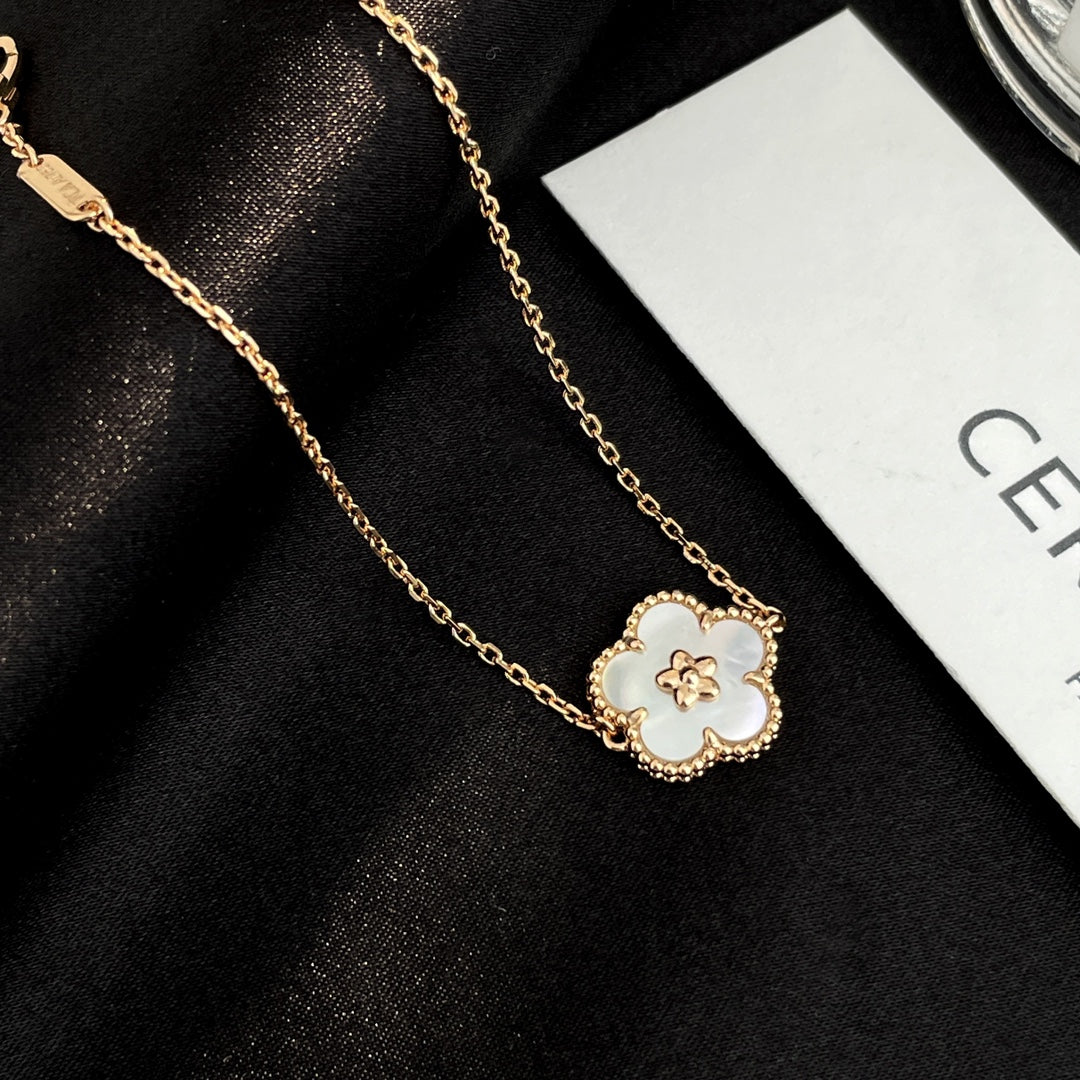 [Clover Jewels]LUCKY SPRING ROSE GOLD MOP BRACELET