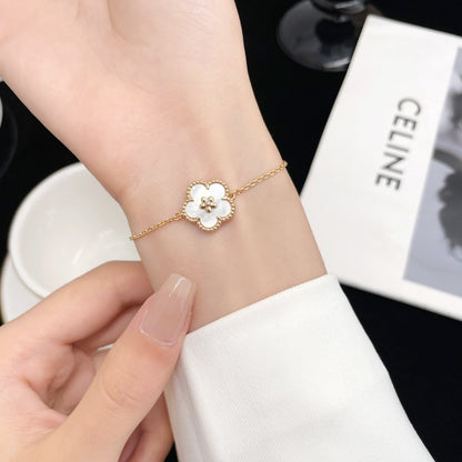 [Clover Jewels]LUCKY SPRING ROSE GOLD MOP BRACELET