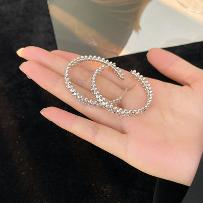 [Clover Jewels]CLASH HOOP EARRINGS