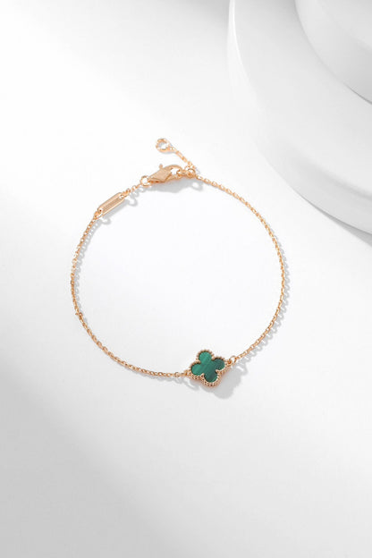 [Clover Jewels]CLOVER BRACELET MALACHITE 1 MOTIF