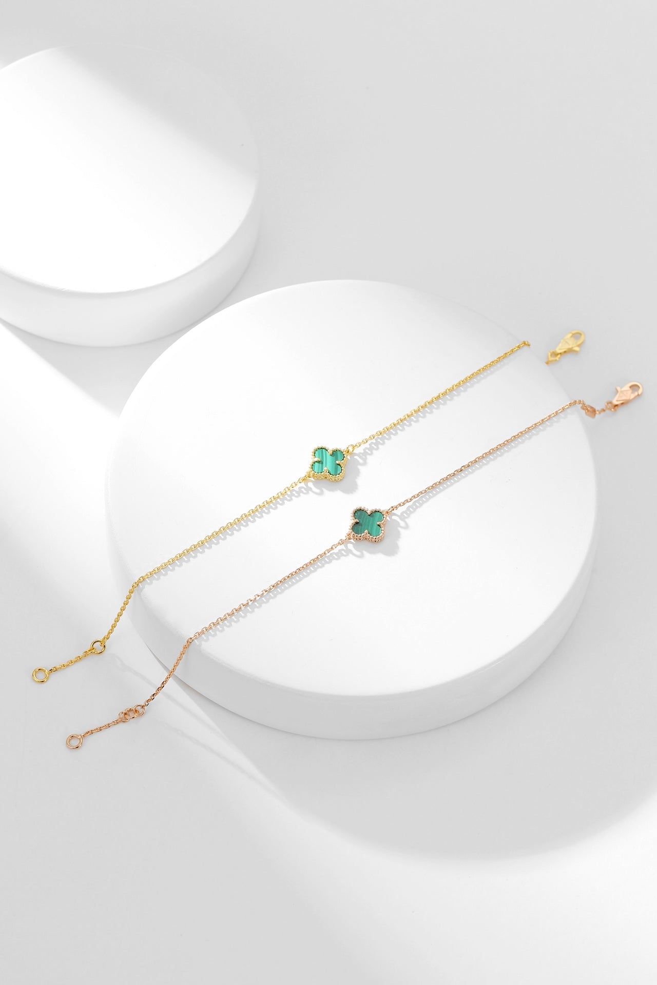 [Clover Jewels]CLOVER BRACELET MALACHITE 1 MOTIF