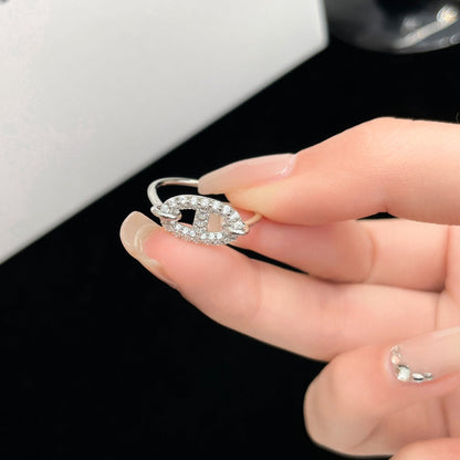 [Clover Jewels]RONDE SMALL SILVER DIAMOND RING