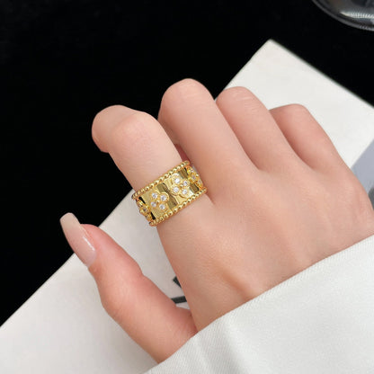 [Clover Jewels]PERLEE DIAMOND LARGE RING