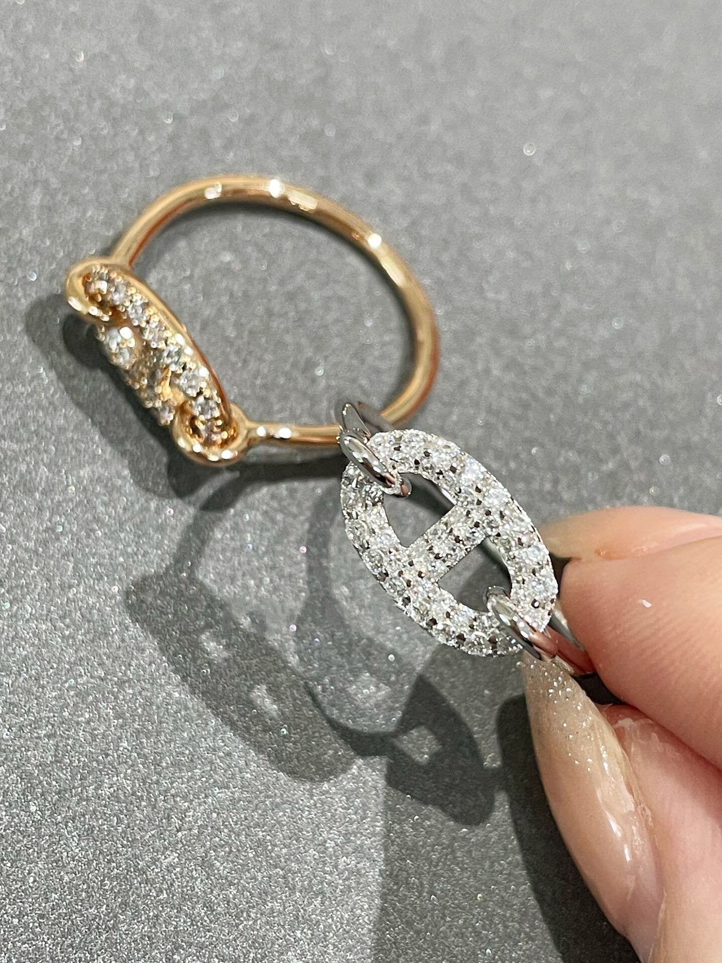 [Clover Jewels]RONDE SMALL DIAMOND RING