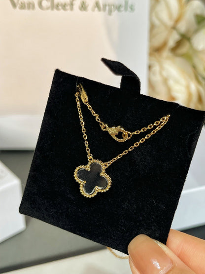 [Clover Jewels]CLOVER ROCK CRYSTAL ROSE GOLD NECKLACE