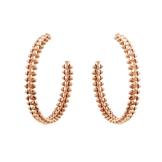 [Clover Jewels]CLASH LARGE HOOP EARRINGS