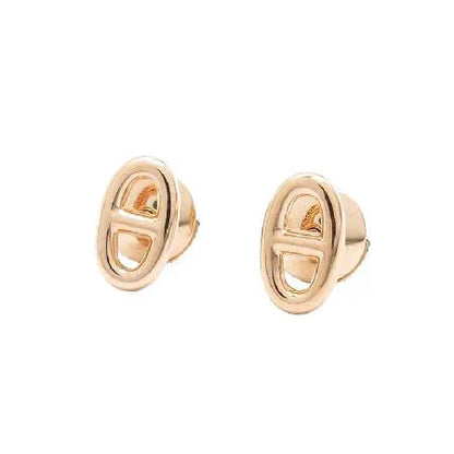 [Clover Jewels]CHAINE SMALL EARRINGS GOLD AND SILVER