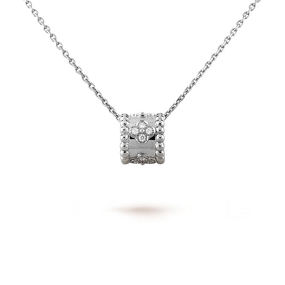 [Clover Jewels]PERLEE PEDANT SIVLER DIAMOND NECKLACE