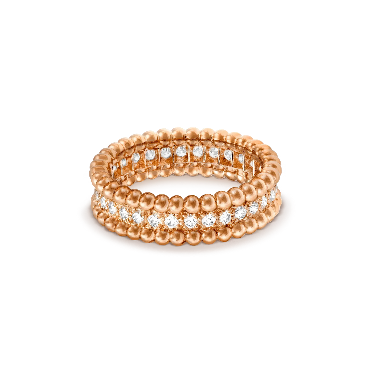 [Clover Jewels]PERLEE DIAMOND ROSE GOLD RING