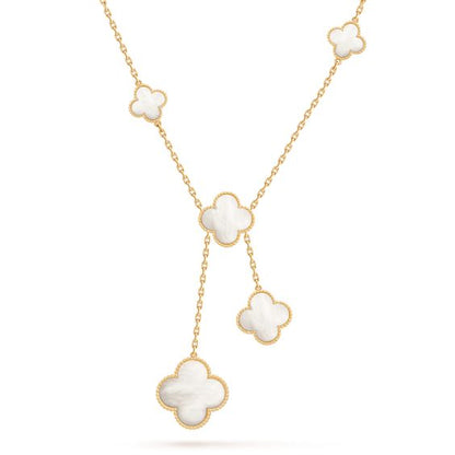 [Clover Jewels]CLOVER MOTHER OF PEARL NECKLACE 6 MOTIF