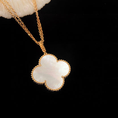 [Clover Jewels]CLOVER 25MM MOP LARGE PENDANT NECKLACE