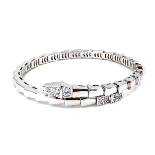 [Clover Jewels]SERPENTI BRACELET DIAMONDS SILVER