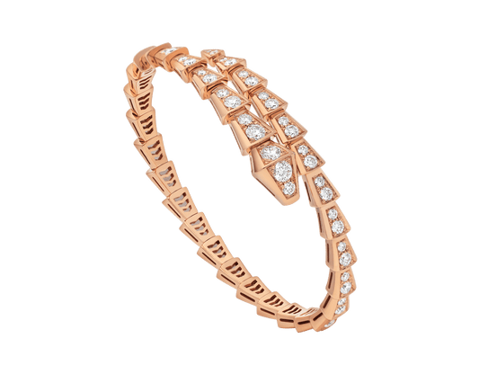 [Clover Jewels]SERPENTI BRACELET 6.8MM PINK GOLD DIAMOND