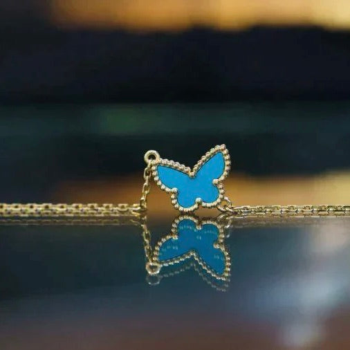 [Clover Jewels]BUTTERFLY TURQUOISE BUTTERFLY BRACELET