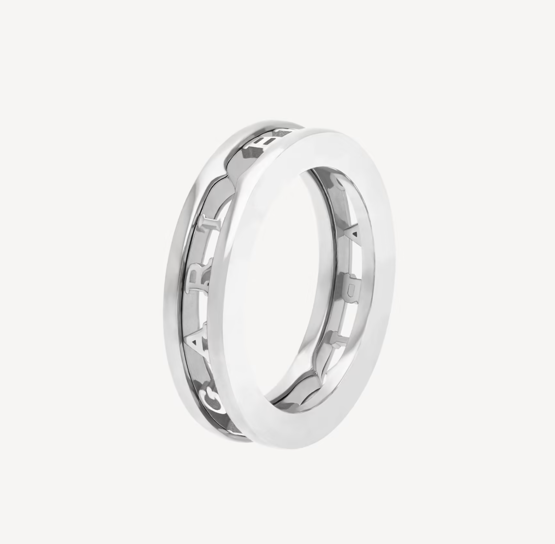 [Clover Jewels]ZERO 1 ONE-BAND WITH OPENWORK LOGO SPIRAL RING