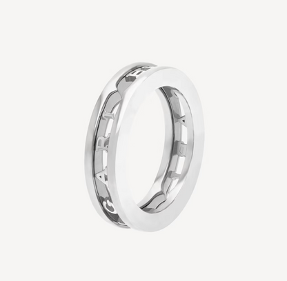 [Clover Jewels]ZERO 1 ONE-BAND WITH OPENWORK LOGO SPIRAL RING