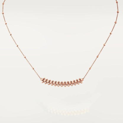 [Clover Jewels]CLASH PINK GOLD NECKLACE