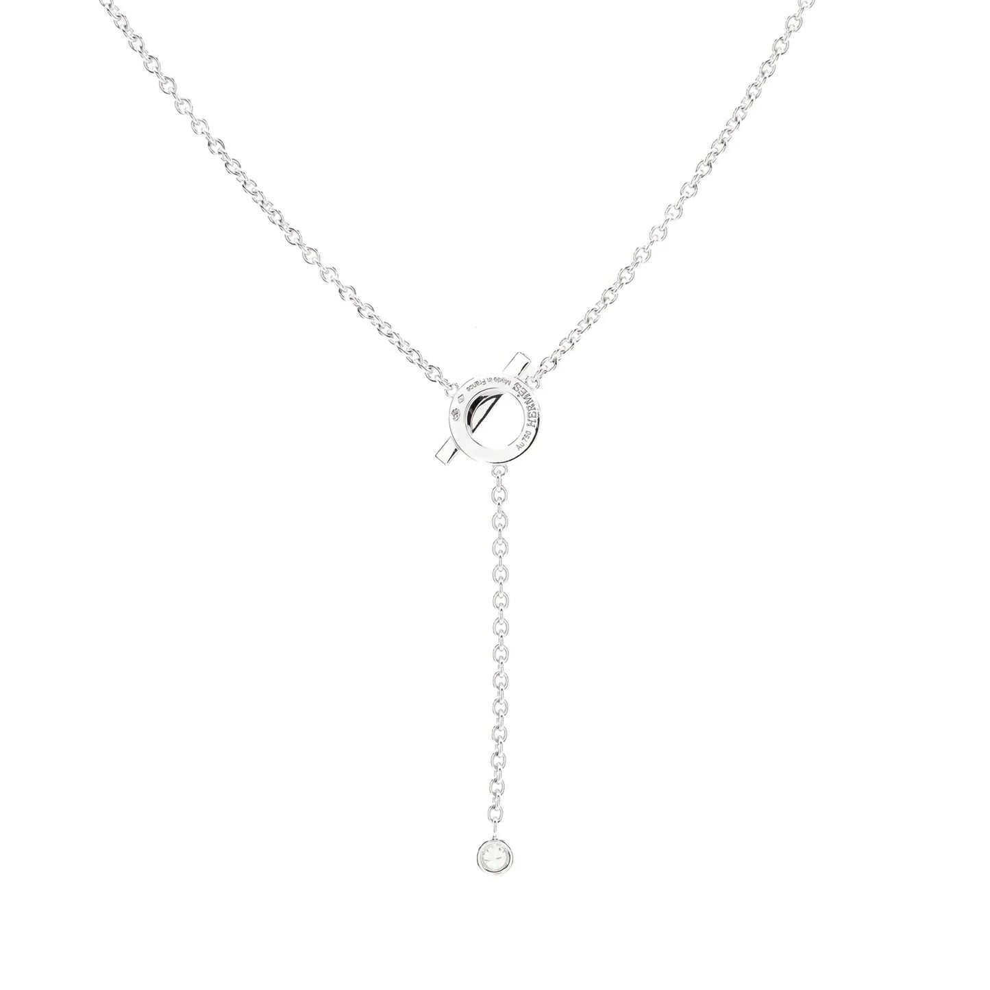 [Clover Jewels]FINESSE SILVER DIAMOND NECKLACE