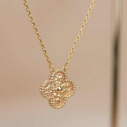 [Clover Jewels]CLOVER 15MM  BRONZING NECKLACE