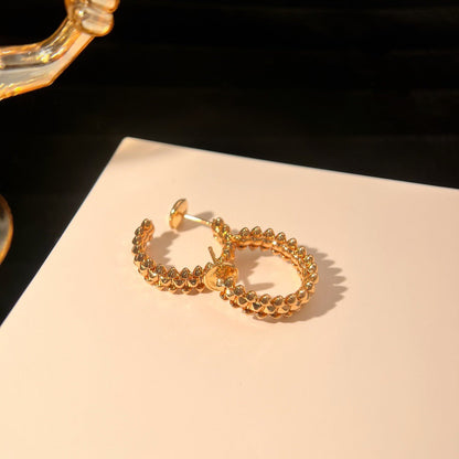 [Clover Jewels]CLASH SMALL HOOP EARRINGS