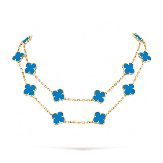 [Clover Jewels]CLOVER 20 MOTIFS TURQUOISE GOLD