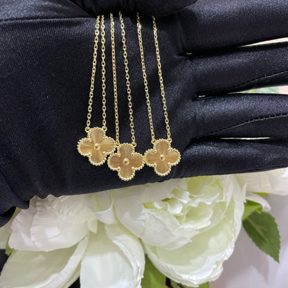 [Clover Jewels]CLOVER 15MM LASER NECKLACE