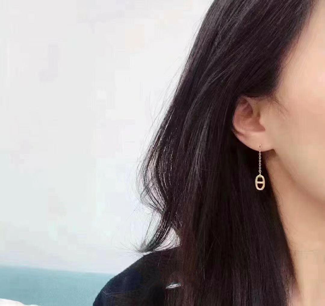 [Clover Jewels]CHAINE TASSEL EARRINGS