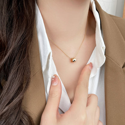 [Clover Jewels]BEE MINI PEDANT DIAMOND NECKLACE