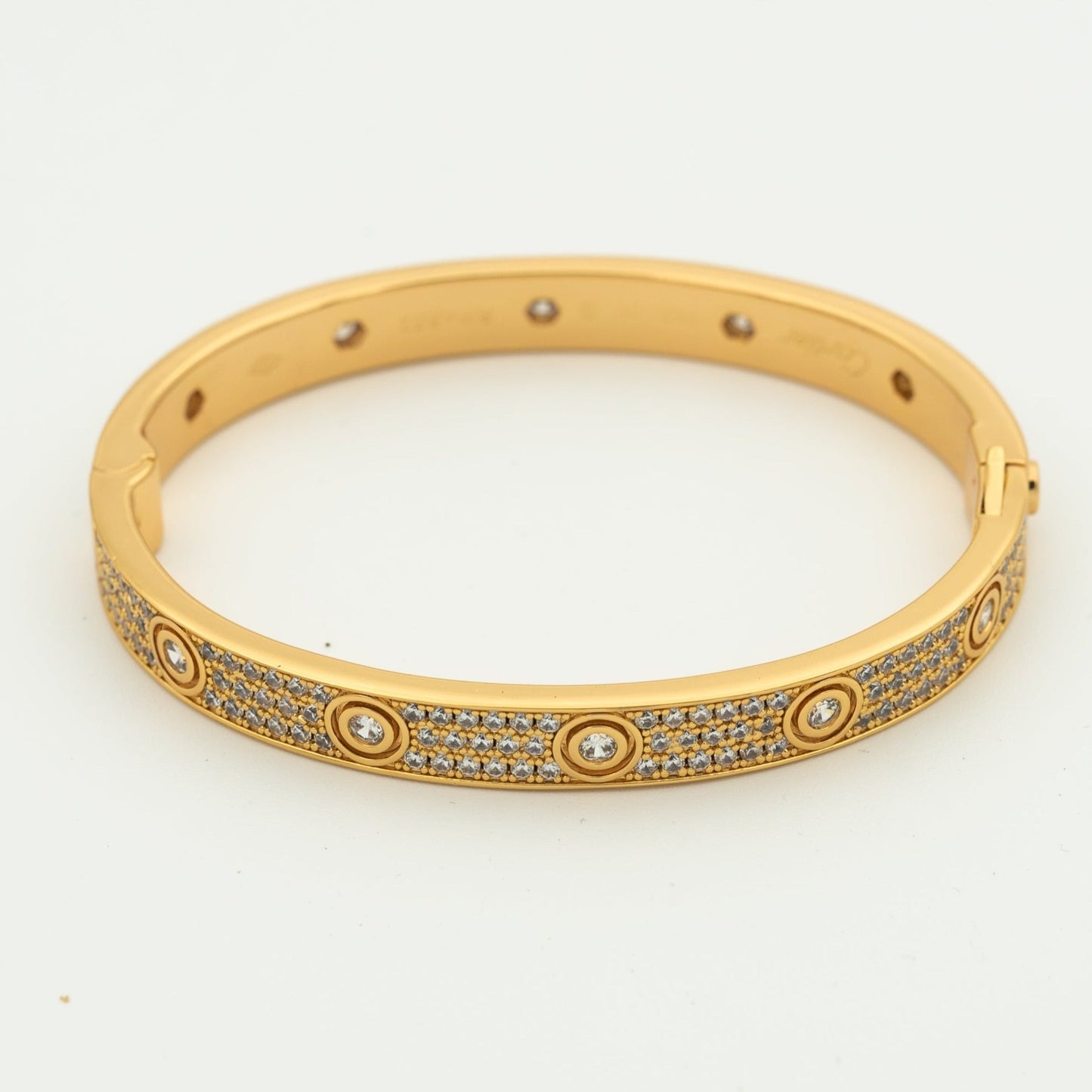 [Clover Jewels]LOVE BRACELET 6.1MM DIAMOND-PAVED 10 BIG DIAMONDS