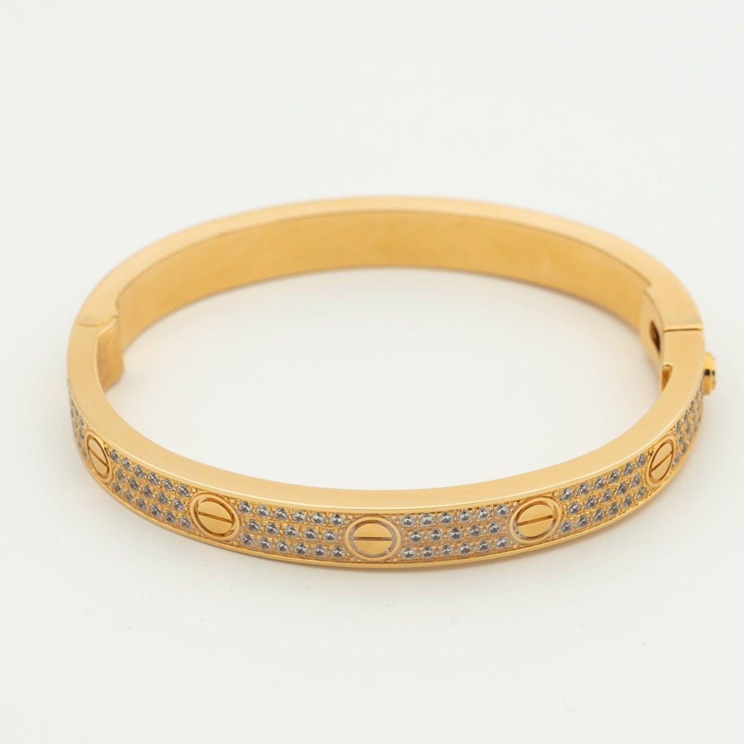 [Clover Jewels]LOVE BRACELET 6.1MM DIAMOND-PAVED