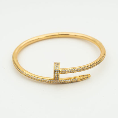 [Clover Jewels]JUSTE BRACELET 3.5MM ALL DIAMONDS