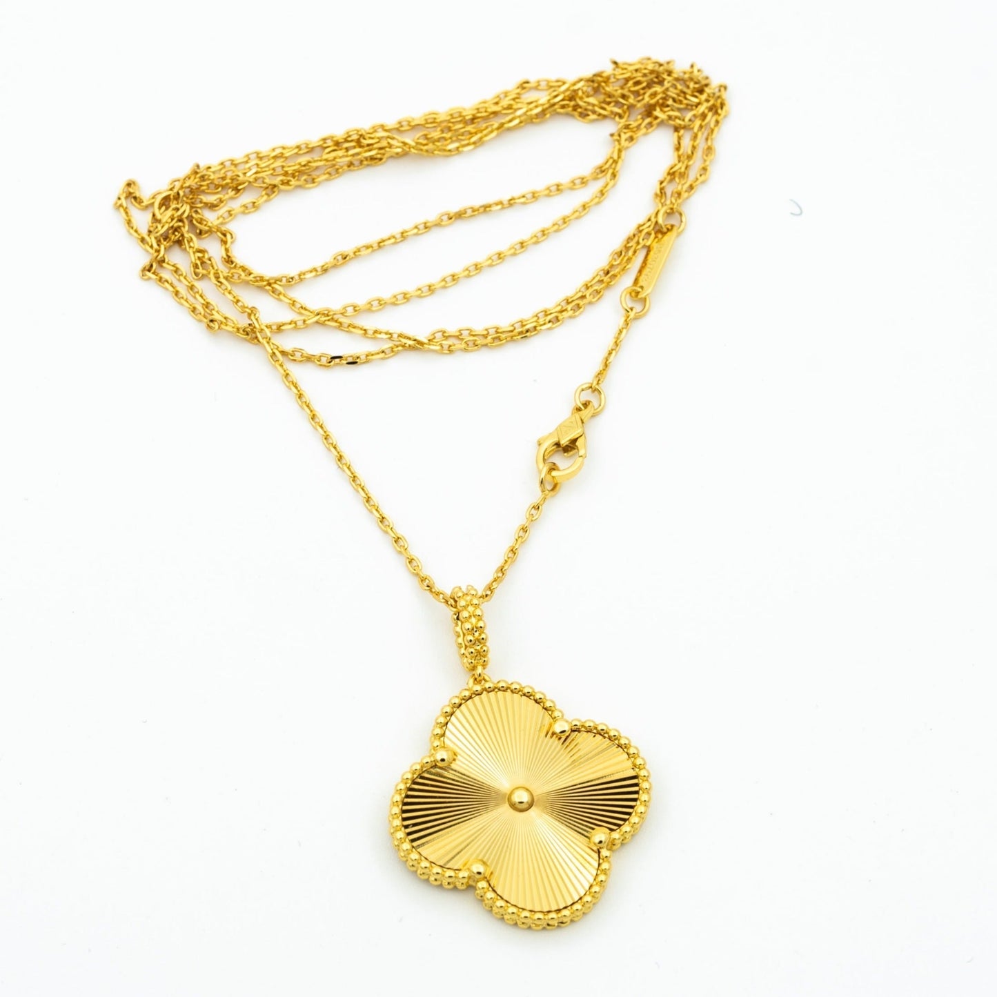 [Clover Jewels]CLOVER 25MM PEDANT NECKLACE GOLD